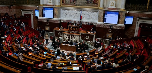 Séance à l'Assemblée nationale, le 8 avril 2025