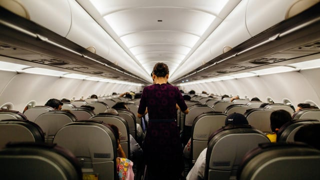The cabin crew reported that CCTV footage reportedly showed a passenger taking the phone at the airport.
