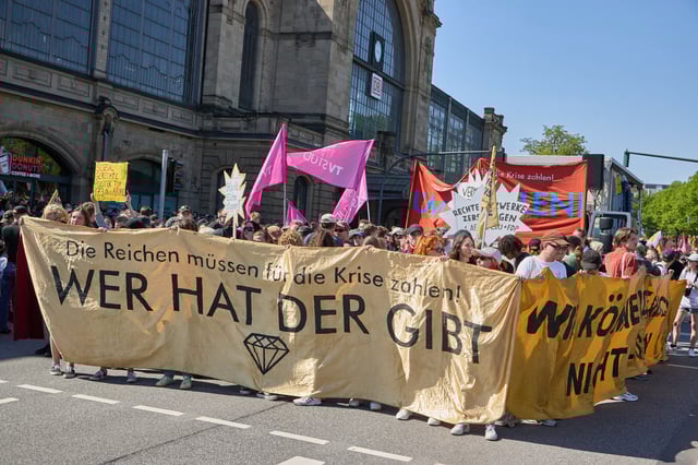 Zum 1. Mai sind mehrere Demonstrationen in Hamburg angemeldet. (Symbolfoto)