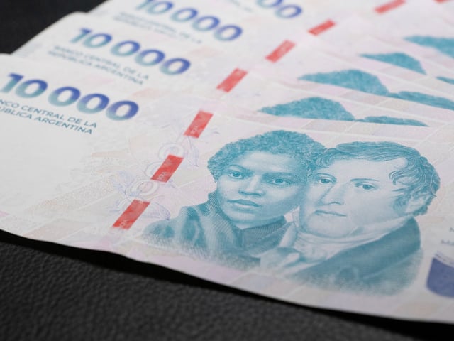 Billetes, pesos argentinos