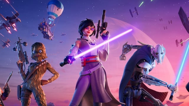 Star Wars characters in Fortnite