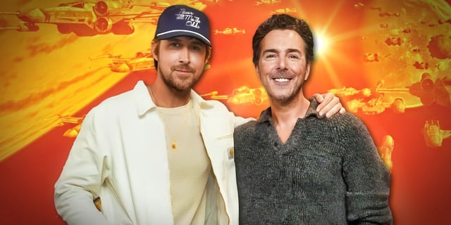 Ryan Gosling and Shawn Levy at Star Wars: Celebration.