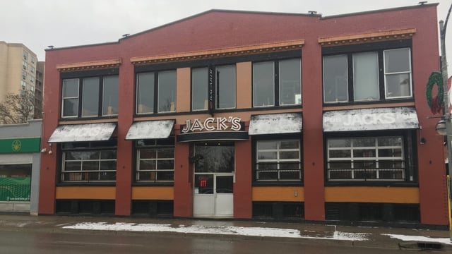 Jack's bar in downtown London, Ont., was where E.M. allegedly met the hockey players on June 19, 2018. 