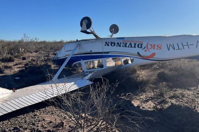 Tragedia aérea: se estrelló una avioneta en Río Negro y murió el instructor de vuelo