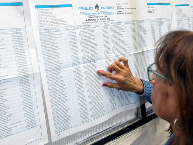 Pasadas las 8 de la mañana de este domingo comenzó el balotaje para definir quién será el próximo Presidente de Argentina. Hay 35 millones de personas habilitadas para votar entre el candidato de Unión por la Patria, Sergio Massa, y el de La Libertad Avanza (LLA), Javier Milei.
Escuela Patricias Mendocinas


Foto: Orlando Pelichotti