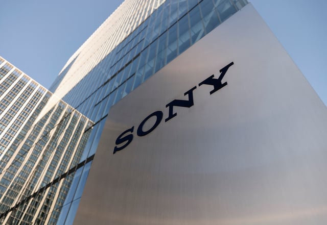 The Sony logo is displayed outside the company's headquarters in Tokyo, Japan February 16, 2023.  REUTERS/Issei Kato/File Photo