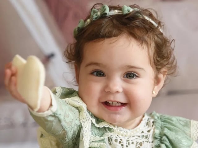 Delfina Hecker, la beba de 1 año desaparecida en el temporal de Bahía Blanca.