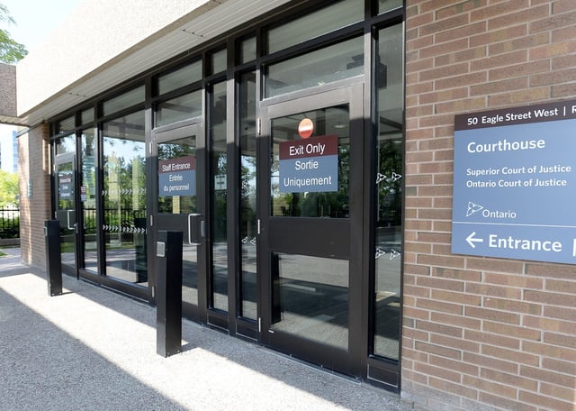 The Ontario Superior Court of Justice is seen in Newmarket, Ont., on Friday, Aug. 2, 2019. THE CANADIAN PRESS/Nathan Dentte