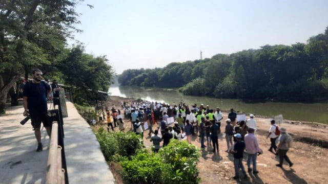 PCMC commissioner Shekhar Singh made it clear that RFD project would not be halted and work would continue as planned. (HT)