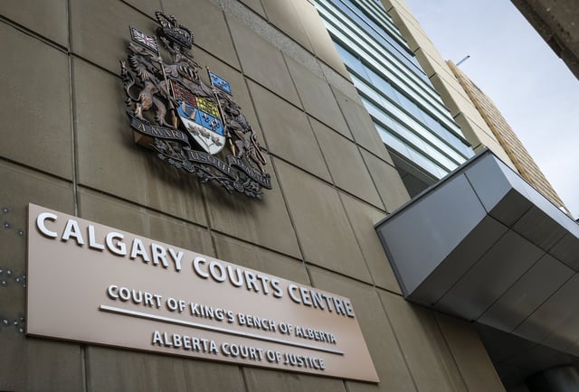 The Calgary Courts Centre pictured in Calgary, Monday, May 6, 2024. A psychiatrist who deemed a Calgary man fit to stand trial for a fatal attack on a woman three years ago says he had concerns the accused suffered from an underlying psychotic illness. THE CANADIAN PRESS/Jeff McIntosh