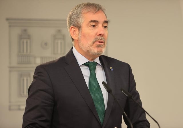 El presidente de Canarias en una imagen de archivo.