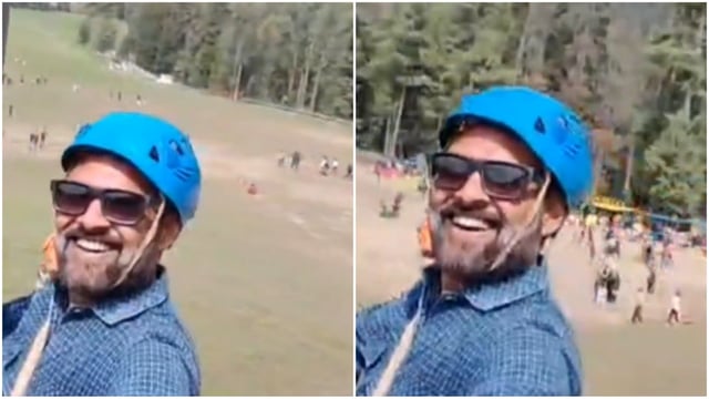 As the tourist, identified as Rishi Bhatt, begins ziplining, the operator chants “Allahhu Akbar” three times before releasing him. 
