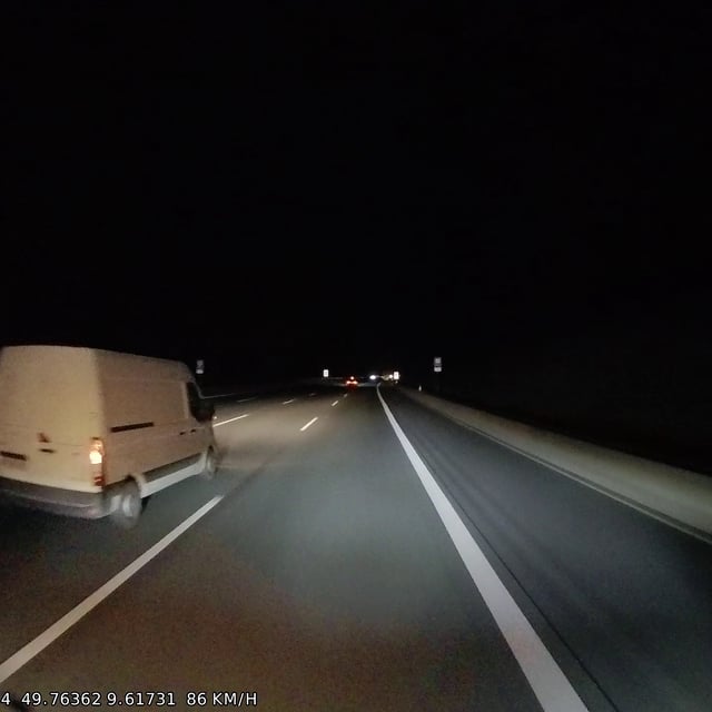 Tödlicher Unfall auf der A3 - Dashcam