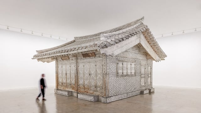 Rubbing/Loving Project: Seoul Home, 2013-2022, by Do Ho Suh (pictured at Museum of Contemporary Art Australia, Sydney)