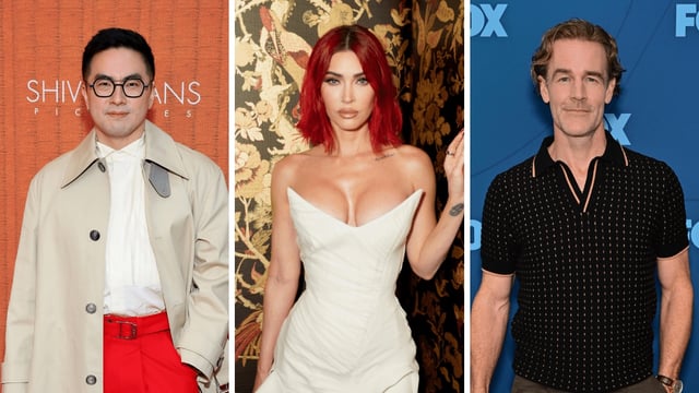 Bowen Yang, Megan Fox and James Van Der Beek are set to guest star in "Overcompensating" (Credit: Getty Images)