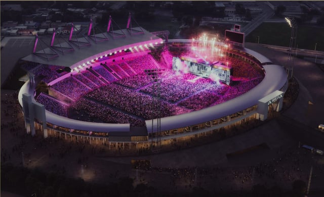 El proyecto de remodelación y puesta en valor del Estadio José María Minella, el Polideportivo Islas Malvinas y las áreas comunes del predio