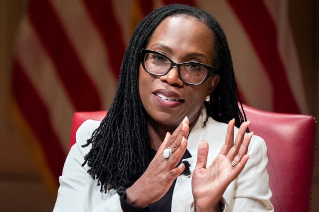Supreme Court Justice Ketanji Brown Jackson at the Library of Congress in Washington, D.C., on Feb. 13, 2025.