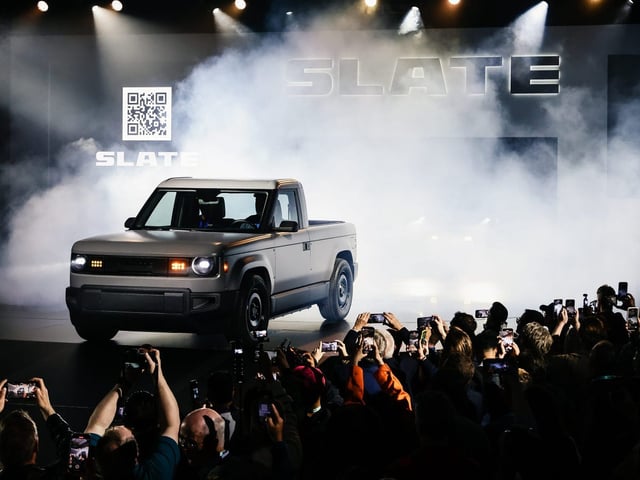 The Slate truck unveiled.