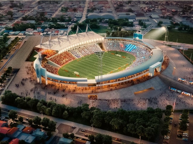 El proyecto para renovar el estadio Mundialista de Mar del Plata y convertirlo en el "Minella Stadium", presentado por el grupo Revee.