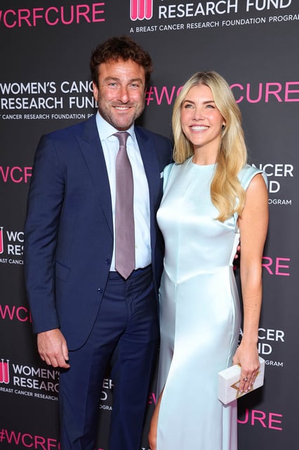 Justin Gimelstob and Amanda Kloots made their red carpet debut as a couple at a fundraising event at the Beverly Hilton on April 28.
