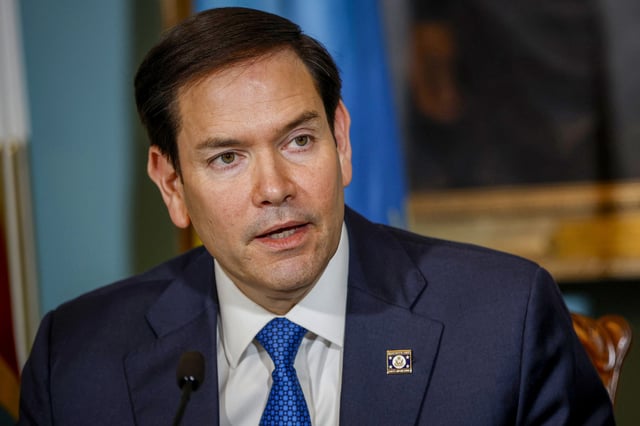 U.S. Secretary of State Marco Rubio on April 25, 2025, in Washington, D.C.