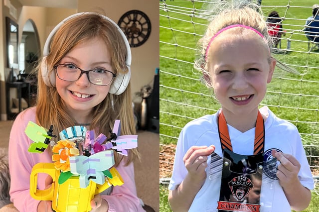 Ainsley Grace Johnson, left, and Alma Buhnerkempe.