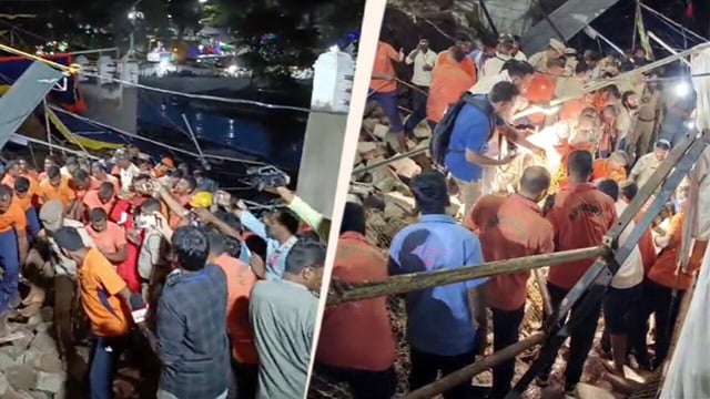 8 killed in wall collapse at temple in Andhra Pradesh's Simhachalam