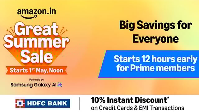 Amazon Summer Sale 2025 starts midnight for Prime members
