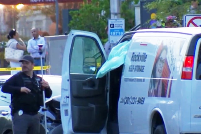 A student from the University of Delaware is dead and eight other people were hurt as two people in an overdue U-Haul truck were fleeing police officers in Newark, Delaware, on Tuesday, according to officials.