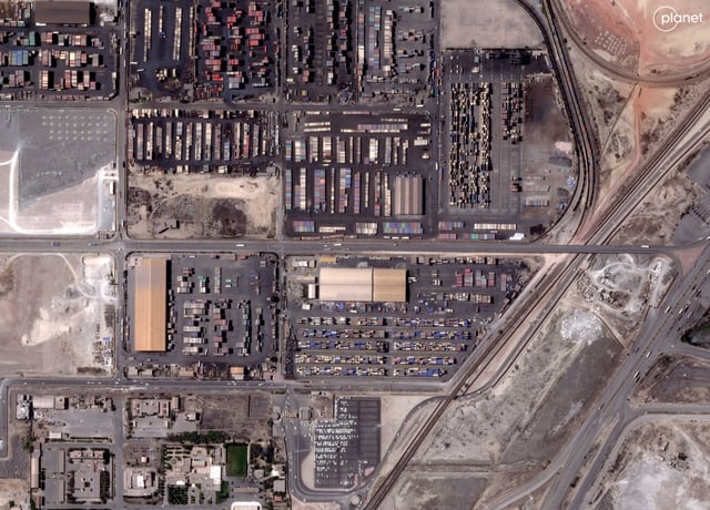 The explosionm devastated the port