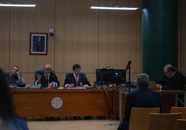 Imagen de archivo del juicio por los tres incendios en El Saler