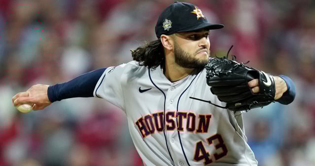 Lance McCullers Jr. last pitched for the Astros in Game 3 of the 2022 World Series against the Phillies. He makes his return from arm injury on Sunday at Chicago.