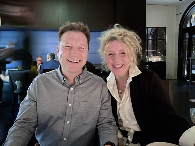 A photo of Jen Darbellay and husband Noel Johansen from a GoFundMe campaign established to support her family after she was killed in the April 26, 2025 vehicle attack at Vancouver's Lapu Lapu Day Block Party event.