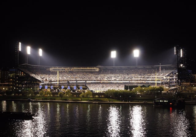 08 September 2009: Overview shot of PNC Park in Pittsburgh, PA. (Photo by Justin K. Aller/Icon SMI/Corbis/Icon Sportswire via Getty Images)