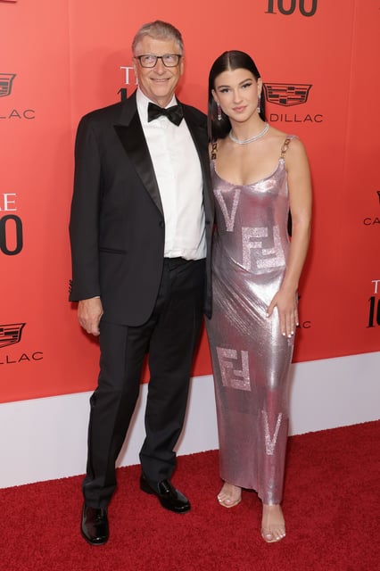 Bill Gates and Phoebe Gates attend the 2022 Time100 Gala at Frederick P. Rose Hall, Jazz at Lincoln Center on June 8, 2022 in New York City.