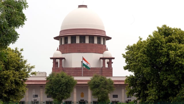 A view of the Supreme Court (SC) of India in New Delhi.