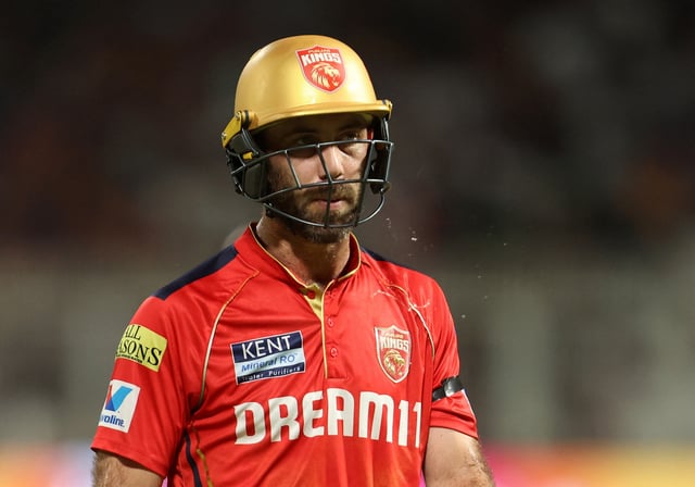 Cricket - Indian Premier League - IPL - Kolkata Knight Riders v Punjab Kings - Eden Gardens, Kolkata, India - April 26, 2025 Punjab Kings' Glenn Maxwell walks after losing his wicket REUTERS/Sahiba Chawdhary/File Photo