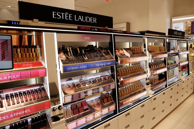 The Estee Lauder section of the Nordstrom flagship store is seen during a media preview in New York, U.S., October 21, 2019. REUTERS/Shannon Stapleton