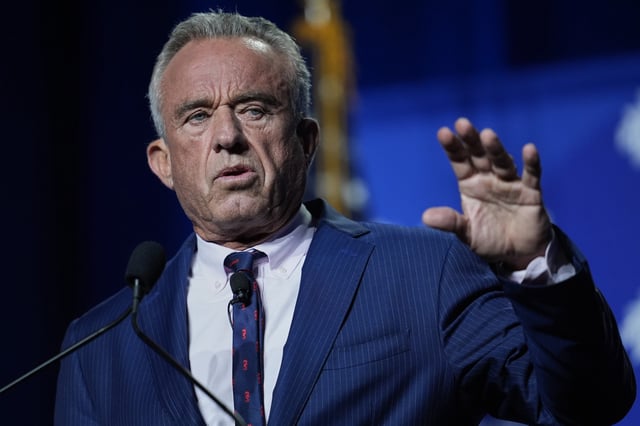 Health and Human Services Secretary Robert F. Kennedy Jr. speaks at the Rx and Illicit drug Summit, Thursday, April 24, 2025, in Nashville, Tenn.