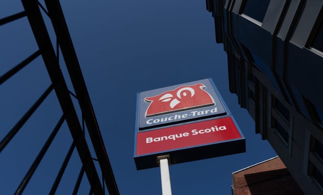A Couche-Tard sign is seen in Montreal, Thursday, Sept. 5, 2024. Alimentation Couche-Tard Inc. says it has signed a non-disclosure agreement with Seven & i Holdings Co. Ltd. amid its pursuit to acquire the Japanese parent company of 7-Eleven. THE CANADIAN PRESS/Christinne Muschi