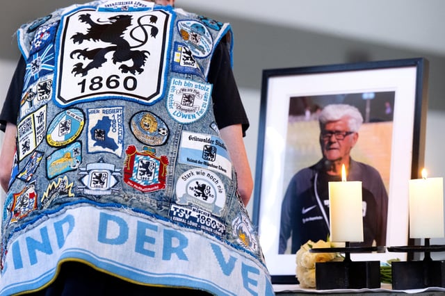 In einer Giesinger Kirche nahmen Fans Abschied von Werner Lorant