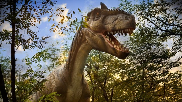 The process of creating T-Rex leather uses fossilized dinosaur collagen.