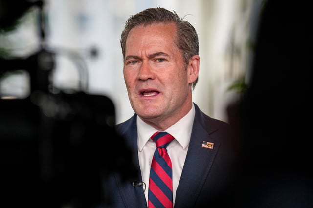 Michael Waltz at the White House on May 1, 2025.