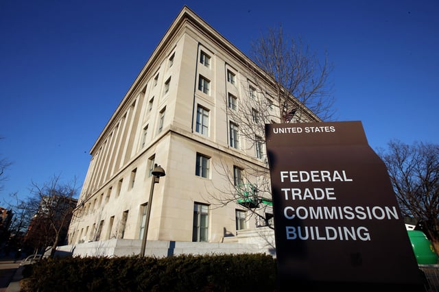 The Federal Trade Commission building is seen, Jan. 28, 2015, in Washington.