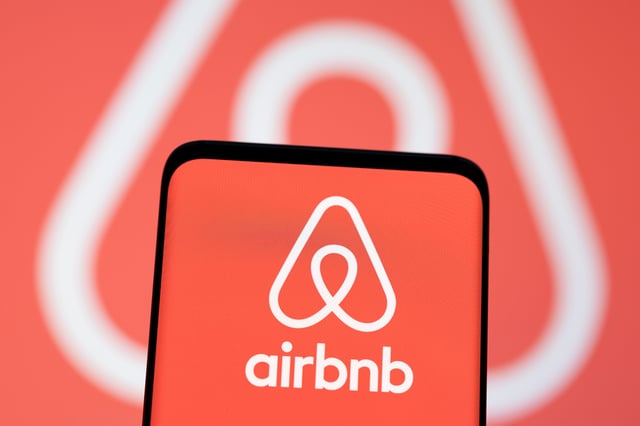 Airbnb logo is seen displayed in this illustration taken, May 3, 2022. REUTERS/Dado Ruvic/Illustration