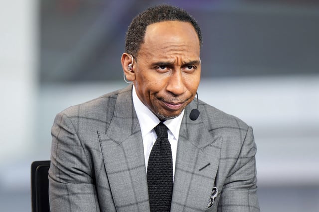 Stephen A. Smith on the ESPN NBA Countdown live set in Inglewood, Calif., on Oct. 23, 2024.