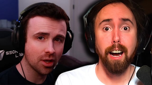 A photo of DrLupo and Asmongold.