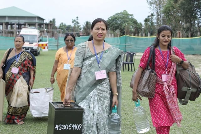 Assam: Polling officers deployed at 210 booths in Bokakhat