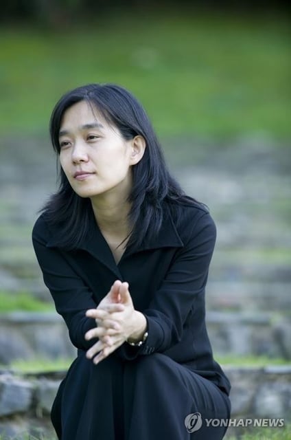 South Korean author Han Kang is seen in this file photo provided by Changbi. (PHOTO NOT FOR SALE) (Yonhap)