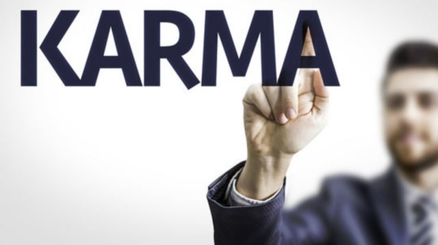 Research shows self-serving bias in karma beliefs across cultures and contexts. 